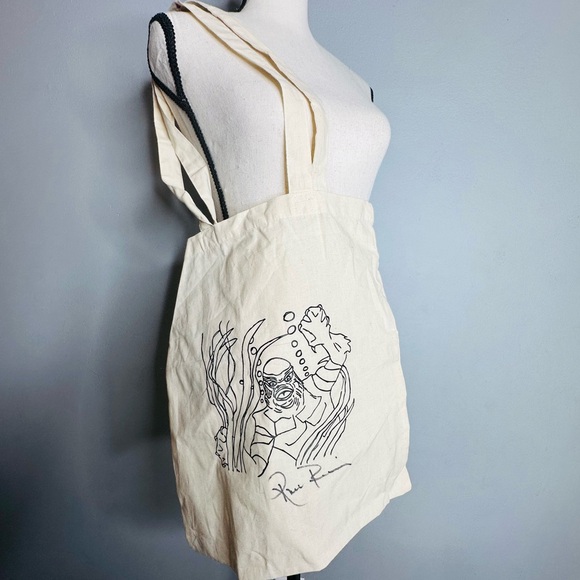 SIGNED Tote Bag of Creature from the Black Lagoon 1954 Sci Fi Horror Film Movie - Picture 3 of 10